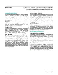 MAX14945EWE+T Datasheet Page 15