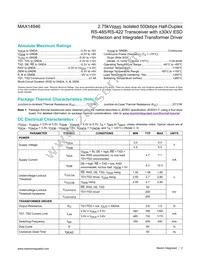 MAX14946EWE+T Datasheet Page 2