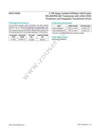 MAX14946EWE+T Datasheet Page 20