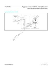 MAX14980ETO+ Datasheet Page 9