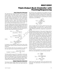 MAX15003ATM+T Datasheet Page 19