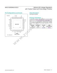 MAX15010ATJ+T Datasheet Page 21