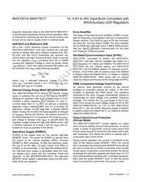 MAX15016AATX+T Datasheet Page 16