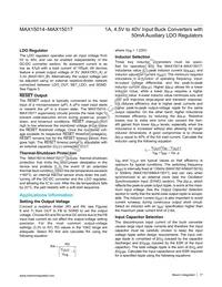 MAX15016AATX+T Datasheet Page 17