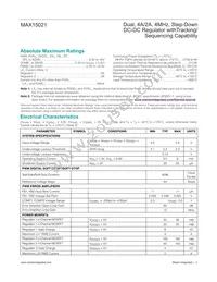 MAX15021ATI+T Datasheet Page 2