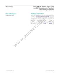 MAX15021ATI+T Datasheet Page 23