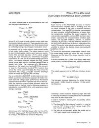 MAX15023ETG/V+T Datasheet Page 19