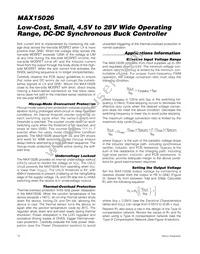 MAX15026BETD+C91 Datasheet Page 12