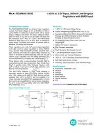 MAX15030ATB+ Datasheet Cover