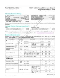 MAX15030ATB+ Datasheet Page 2