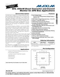 MAX15031ATE+T Datasheet Cover