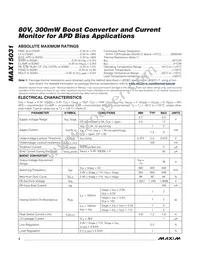 MAX15031ATE+T Datasheet Page 2