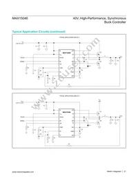 MAX15046CAEE+T Datasheet Page 21