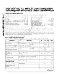 MAX15051EWE+T Datasheet Page 2