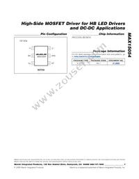 MAX15054AUT+T Datasheet Page 9