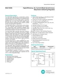 MAX15058EWL+T Datasheet Cover