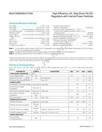 MAX15066EWE+TG1D Datasheet Page 2