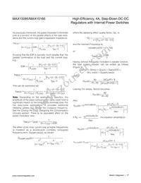 MAX15066EWE+TG1D Datasheet Page 17