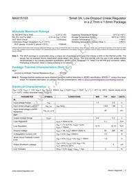 MAX15103EWL+T Datasheet Page 2