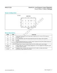 MAX15104EWL+T Datasheet Page 6