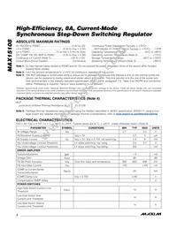 MAX15108EWP+T Datasheet Page 2