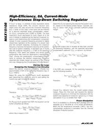 MAX15108EWP+T Datasheet Page 16