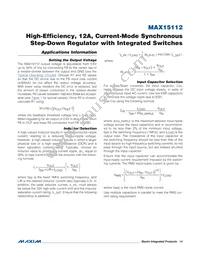 MAX15112EWG+T Datasheet Page 14