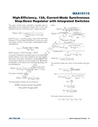 MAX15112EWG+T Datasheet Page 18