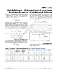 MAX15112EWG+T Datasheet Page 20