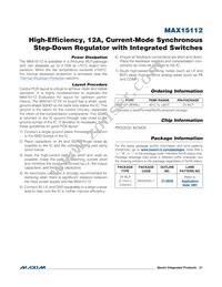 MAX15112EWG+T Datasheet Page 21