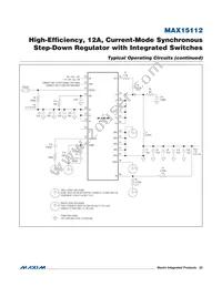 MAX15112EWG+T Datasheet Page 22