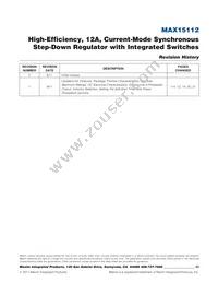 MAX15112EWG+T Datasheet Page 23