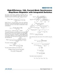 MAX15118EWI+T Datasheet Page 18