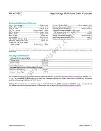 MAX15158ZATJ+ Datasheet Page 3