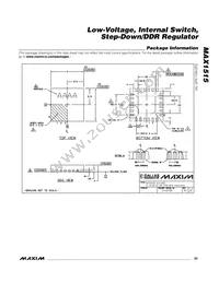 MAX1515ETG+T Datasheet Page 23