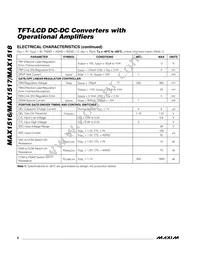 MAX1517ETJ+T Datasheet Page 6