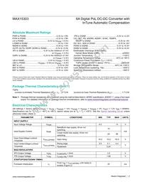 MAX15303AA00+TCM Datasheet Page 2