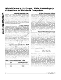 MAX1533AETJ+TG075 Datasheet Page 22