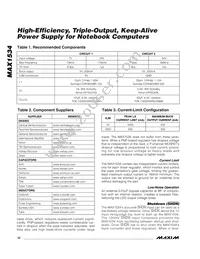 MAX1534ETE+T Datasheet Page 10