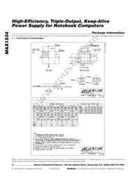 MAX1534ETE+T Datasheet Page 16