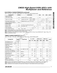 MAX154BCAG+T Datasheet Page 3