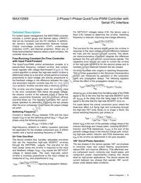 MAX15569GTG+T Datasheet Page 15