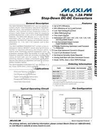 MAX1556ETB/V+T Datasheet Cover