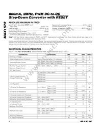 MAX1572ETC180+T Datasheet Page 2