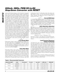 MAX1572ETC180+T Datasheet Page 8