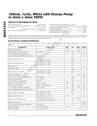 MAX1574ETB+TGA8 Datasheet Page 2