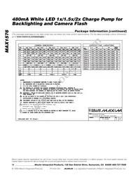 MAX1576ETG+T Datasheet Page 14