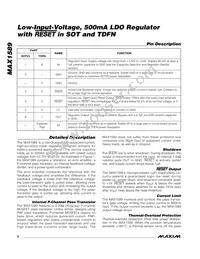 MAX1589ETT300+T Datasheet Page 6