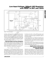 MAX1589ETT300+T Datasheet Page 7