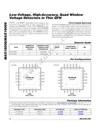 MAX16008TP+T Datasheet Page 12